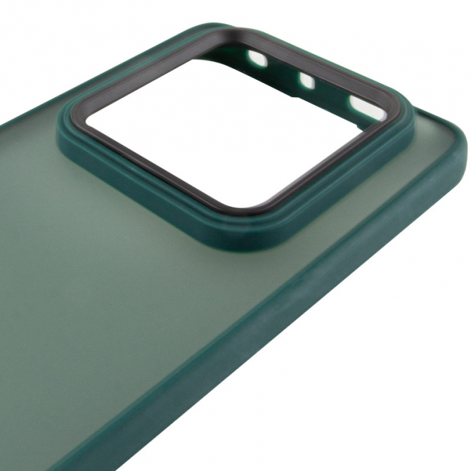 Чехол TPU+PC Lyon Frosted series Xiaomi Redmi Note 15 Pro 4G Green-2