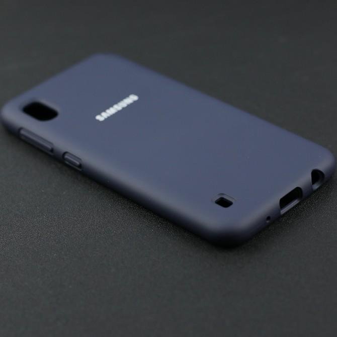Чехол Soft Case для Samsung A105 Galaxy A10 2019 Тёмно Синий FULL-4