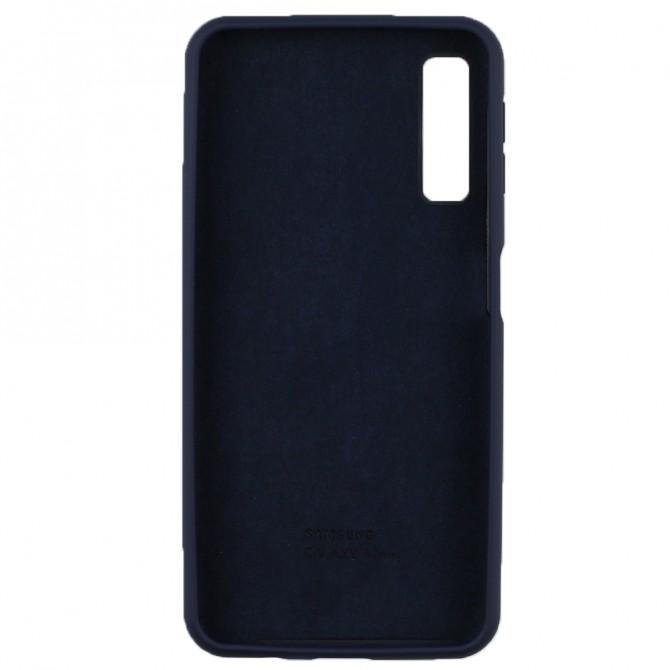 Чехол Soft Case для Samsung A750 Galaxy A7 2018 Тёмно Синий FULL-2