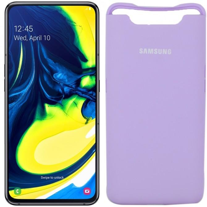 Чехол Soft Case для Samsung A80 2019 Лиловый FULL
