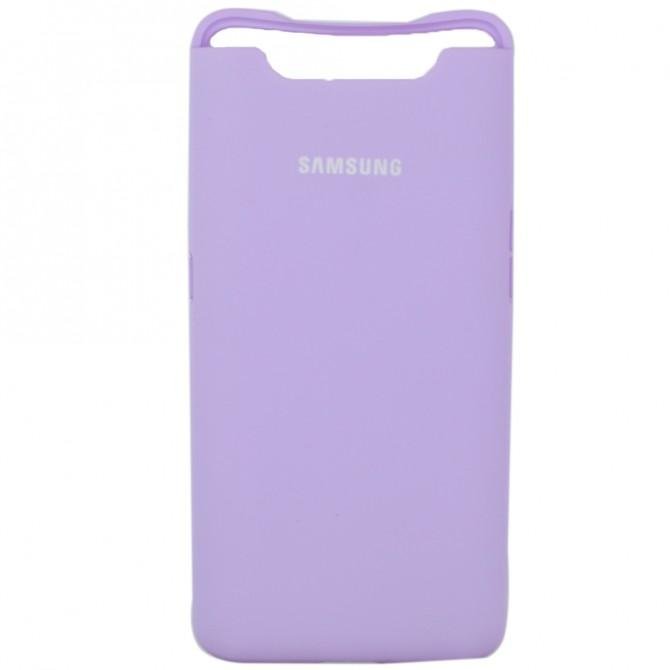Чехол Soft Case для Samsung A80 2019 Лиловый FULL-1
