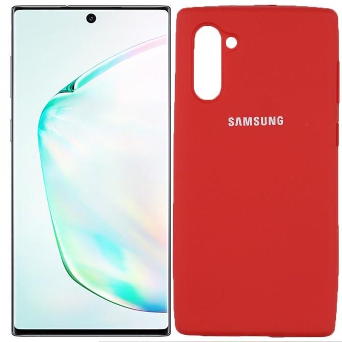 Чехол Soft Case для Samsung Note 10 Красный FULL