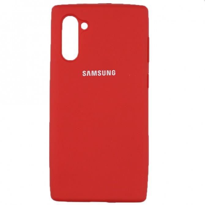 Чехол Soft Case для Samsung Note 10 Красный FULL-1