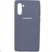 Чехол Soft Case для Samsung Note 10 Светло Серый FULL