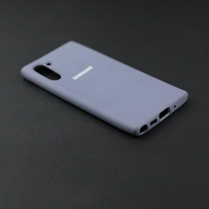 Чехол Soft Case для Samsung Note 10 Светло Серый FULL-3