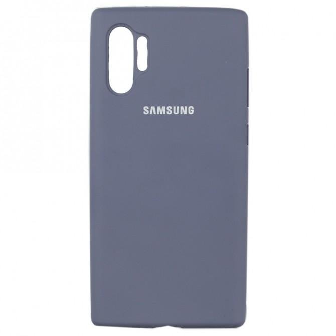 Чохол Soft Case для Samsung Note 10 Plus Свiтло Сiрий FULL-1