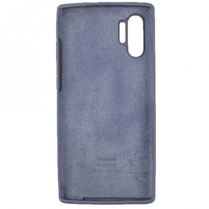 Чохол Soft Case для Samsung Note 10 Plus Свiтло Сiрий FULL-2