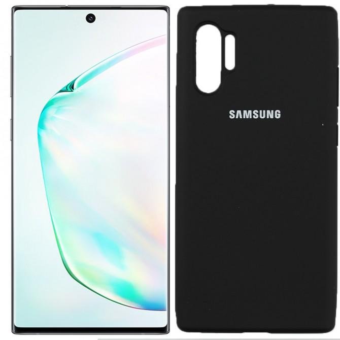 Чохол Soft Case для Samsung Note 10 Plus Чорний FULL