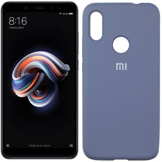 Чехол Soft Case для Xiaomi Redmi Note 5 Pro Светло Серый FULL