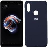 Чехол Soft Case для Xiaomi Redmi Note 5 Pro Тёмно Синий FULL