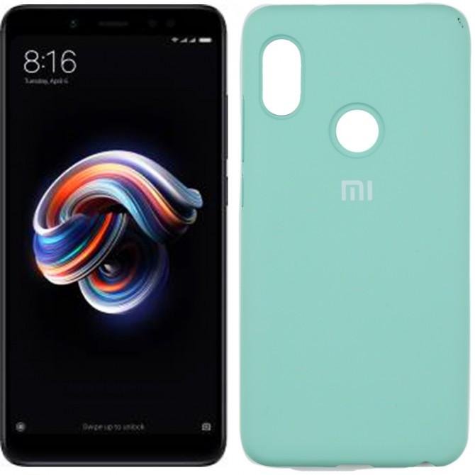 Чохол Soft Case для Xiaomi Redmi Note 5 Pro Мінтоловий FULL