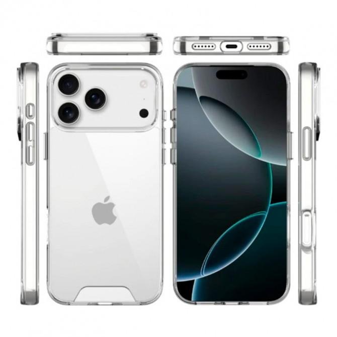 Чохол TPU Space transparent для Apple iPhone 17 Pro Прозорий-2