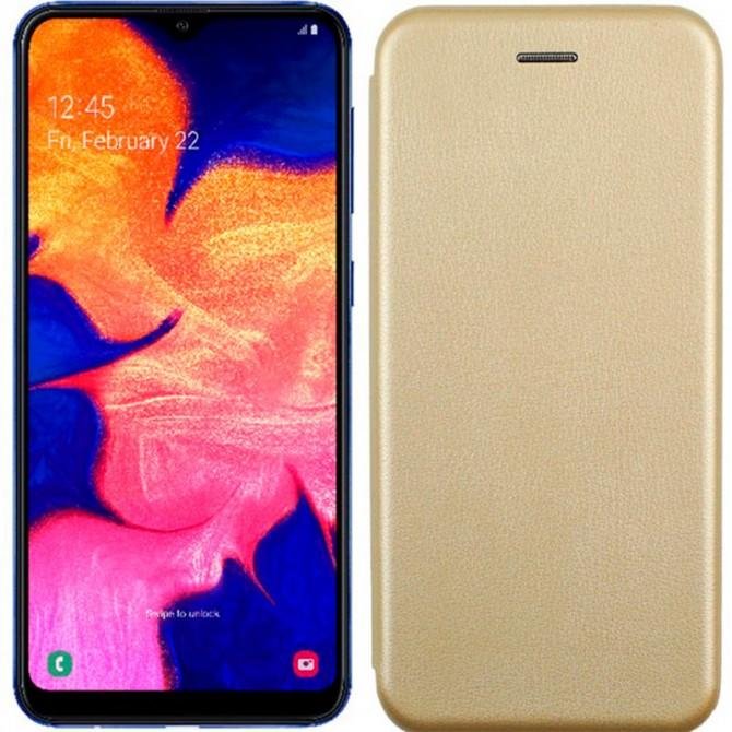 Чехол книнжка U-Like Best Samsung A022 Galaxy A02 Gold