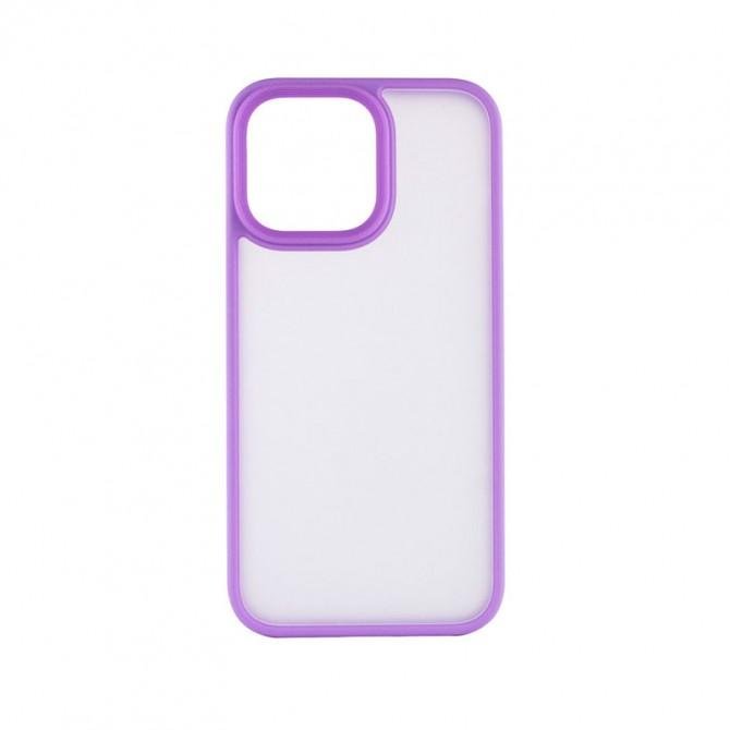 Чехол TPU+PC Metal Buttons для Apple iPhone 14 Pro Max (6.1") Сиреневый