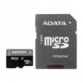 Карта памяти ADATA MicroSDXC 64GB UHS-I (Class 10) + SD Адаптер