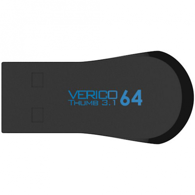 Флеш пам'ять Verico USB 64Gb Thumb Чорний+Синій