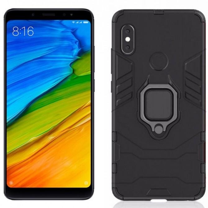 Чехол-накладка HONOR Hard Defence Series Xiaomi Redmi Note 5/Note 5 Pro Black (with magnet)