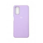 Оригинальный силиконовый чехол для Xiaomi Poco M3 Бузковый FULL