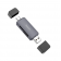 Картридер Hoco HB45 Spirit 2in1 USB/Type-C 3.0 Grey