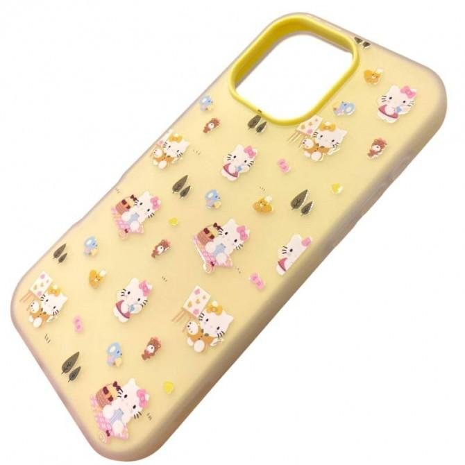 Накладка Hello Kitty для iPhone 16 Pro Max Peach-1