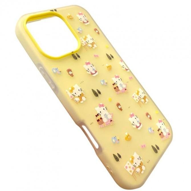 Накладка Hello Kitty для iPhone 16 Pro Max Peach-2