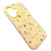 Накладка Hello Kitty для iPhone 16 Plus Peach
