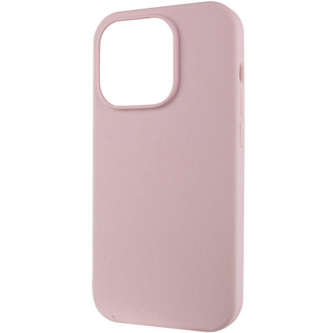 Силіконовий чохол для iPhone 15 Pro Max Chalk Pink FULL (NO LOGO)-3