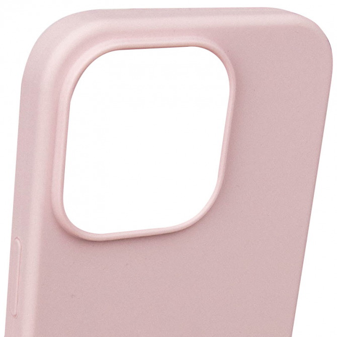 Силіконовий чохол для iPhone 15 Pro Max Chalk Pink FULL (NO LOGO)-4