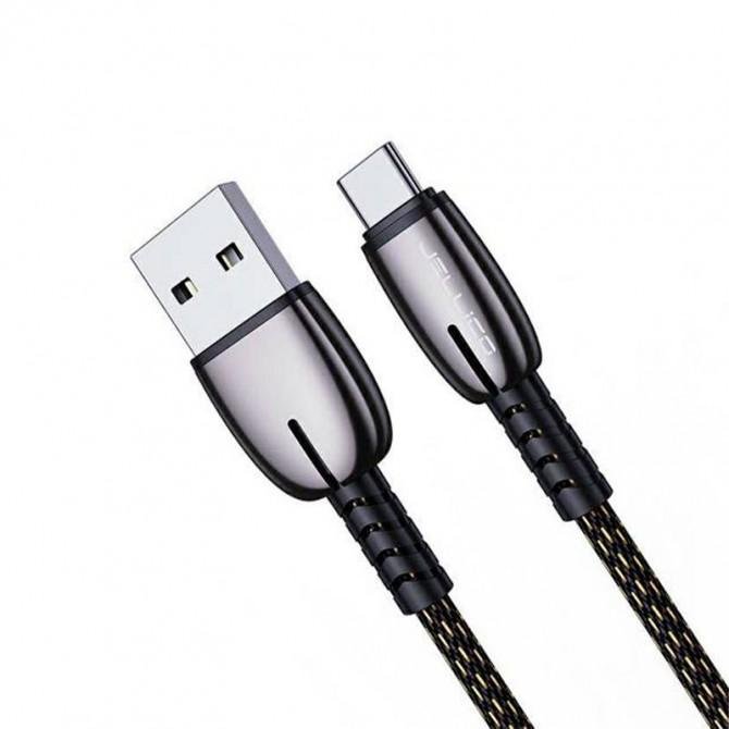 Кабель Jellico A19 Type-C 1m 3.1A Black