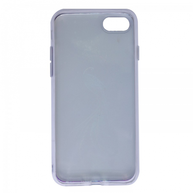 Тонкий силиконовый чехол "Космические животные" с прозрачными краями для Apple iPhone 7 (4.7") (Павл-3