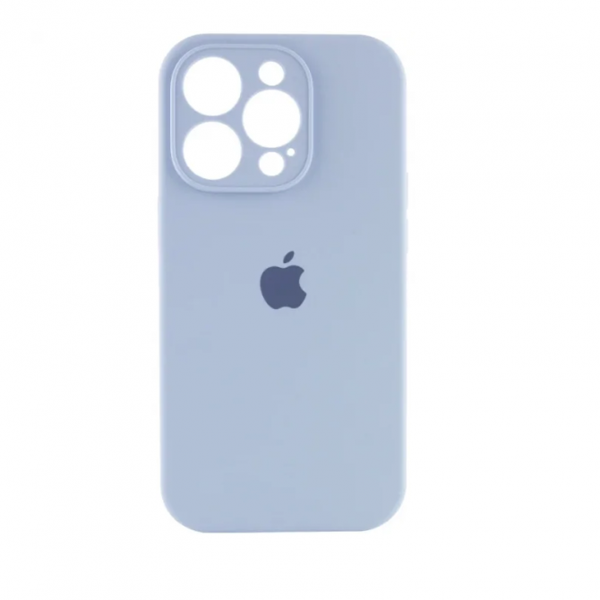 Силиконовый чехол для iPhone 15 Pro Max Sweet Blue FULL