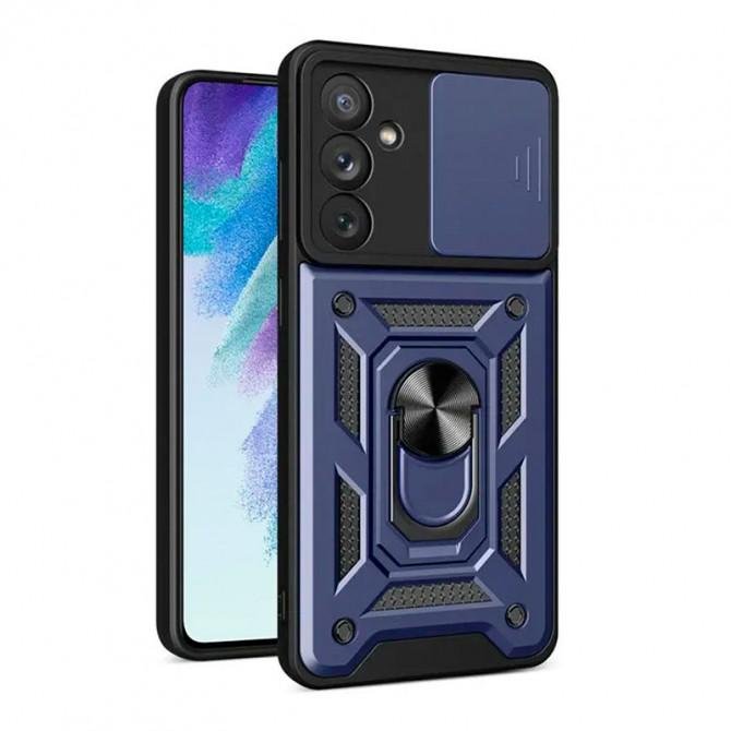 Чехол HONOR Hard Defence Series Samsung A145 Galaxy A14 Blue (with Camshield and magnet)