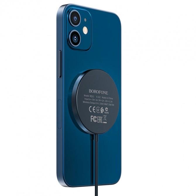 Бездротовий зарядний пристрій Borofone BQ11 15W Black-1