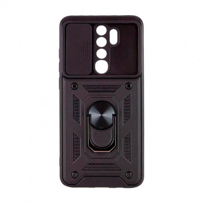 Чехол HONOR Hard Defence Series Xiaomi Redmi Note 8 Pro Black (with magnet)