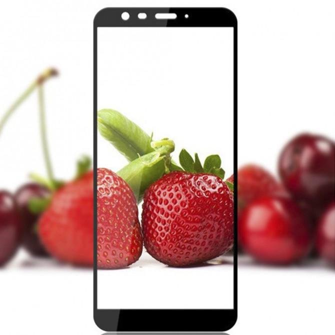 Защитное стекло для MEIZU M8c (0.3 мм, 2.5D, с чёрным Silk Screen покрытием)-5