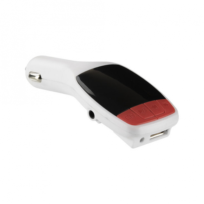 ФМ модулятор Optima FM-02 Білий