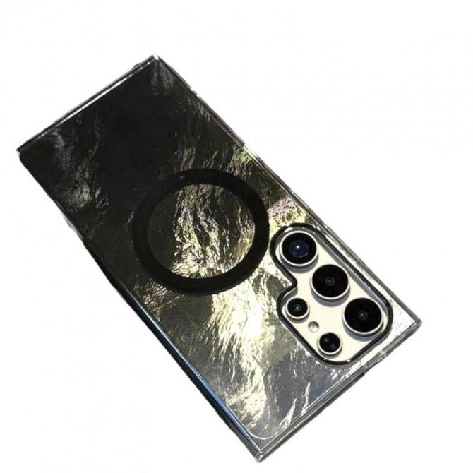 Чехол TPU Shiny Mountain (MagFit) для Samsung Galaxy S25 Ultra Black-2
