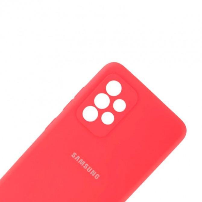 Чохол Original Soft Case Samsung A525 Galaxy A52 Малиновий FULL-1