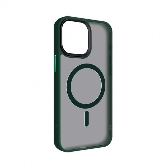 Чохол Pjur with Magsafe for iPhone 15 Pro Max Green