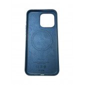 Кожаный чехол Camo with MagSafe для iPhone 15 Pro Blue Кожаный чехол Camo with MagSafe для iPhone 15 Pro Blue