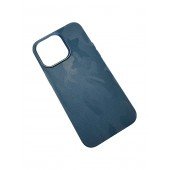 Кожаный чехол Camo with MagSafe для iPhone 15 Pro Blue Кожаный чехол Camo with MagSafe для iPhone 15 Pro Blue