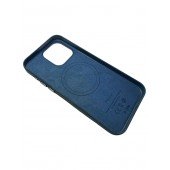 Кожаный чехол Camo with MagSafe для iPhone 15 Pro Blue Кожаный чехол Camo with MagSafe для iPhone 15 Pro Blue