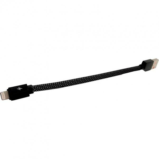 Кабель WALKER C755 Lightning Black 0.2m