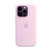 Силиконовый чехол для iPhone 15 Pro Max Lilac Purple FULL