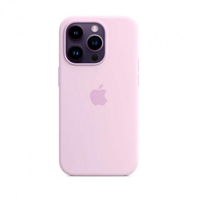 Силиконовый чехол для iPhone 15 Pro Max Lilac Purple FULL