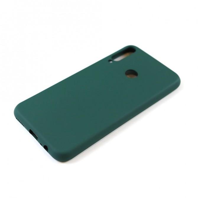 Чехол Soft Case для Huawei P40 Lite E Темно Зеленый FULL-3