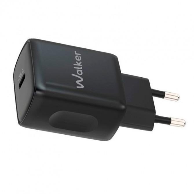 Сетевое зарядное устройство 1Type-C WALKER WH-64 PD_25W black-1