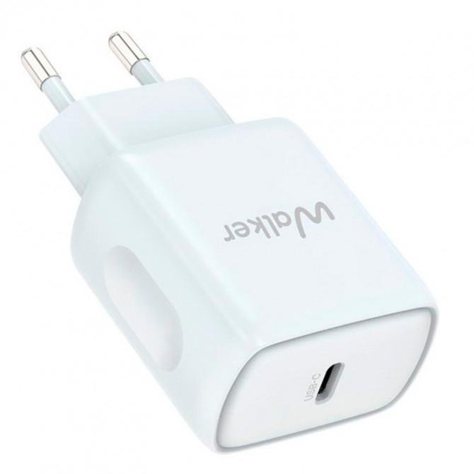 Сетевое зарядное устройство 1Type-C WALKER WH-64 PD_25W white-1