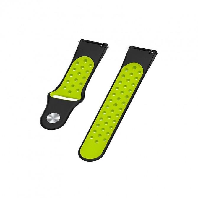 Ремешок универсальный 20mm Sport Nike Black/Green-2