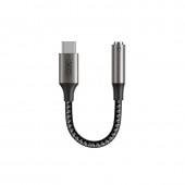 Перехідник XO NB-R257C Type-C to 3.5mm Mate Black